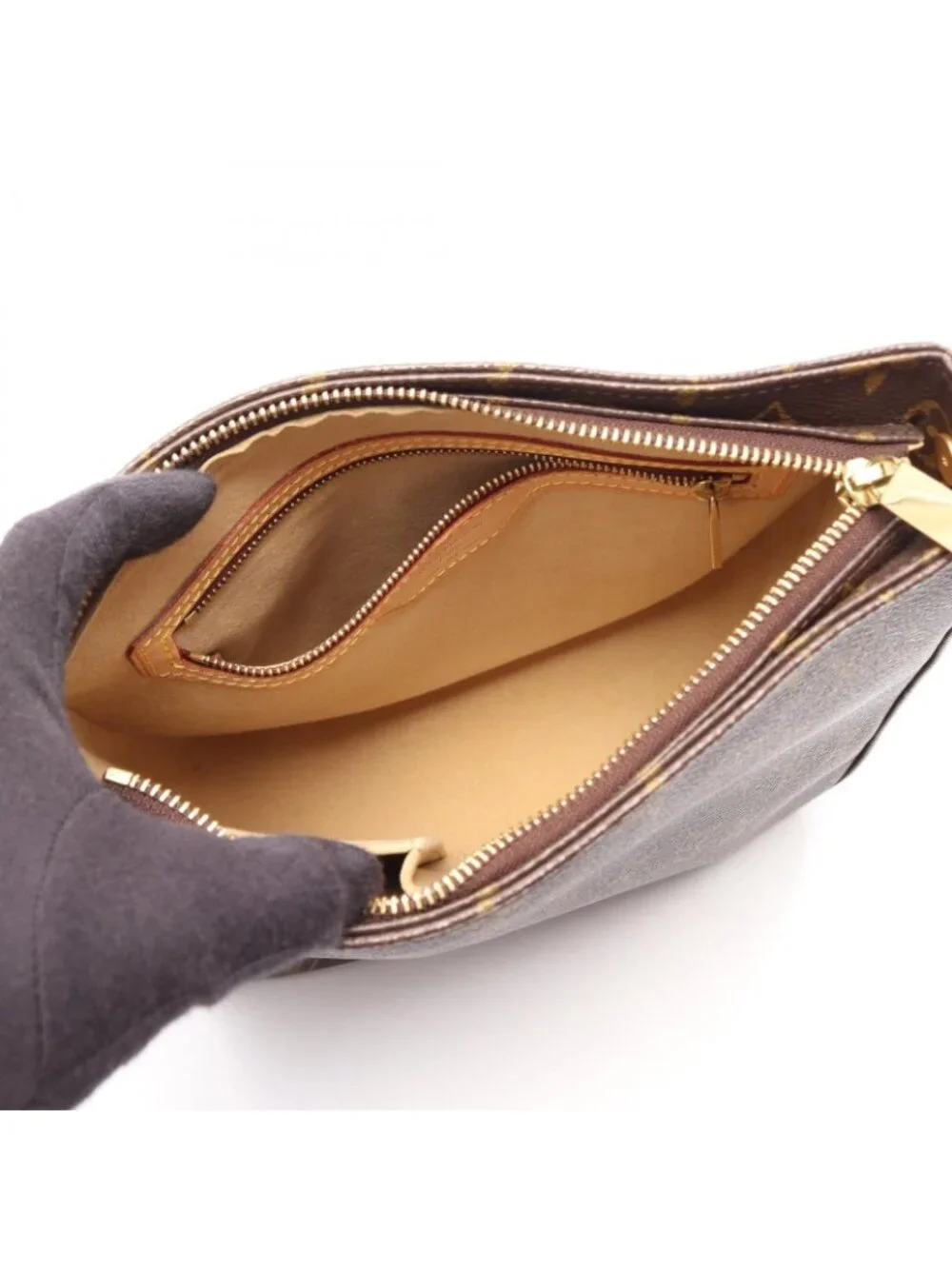 Louis Vuitton Shoulder Bag Looping MM Monogram Canvas Leather